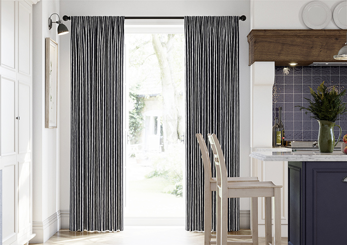 Vintage Stripe, Drama - Made to Measure Curtains - Image 3